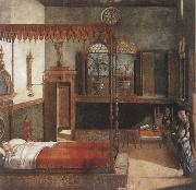 Vittore Carpaccio The Dream of St Ursula china oil painting artist